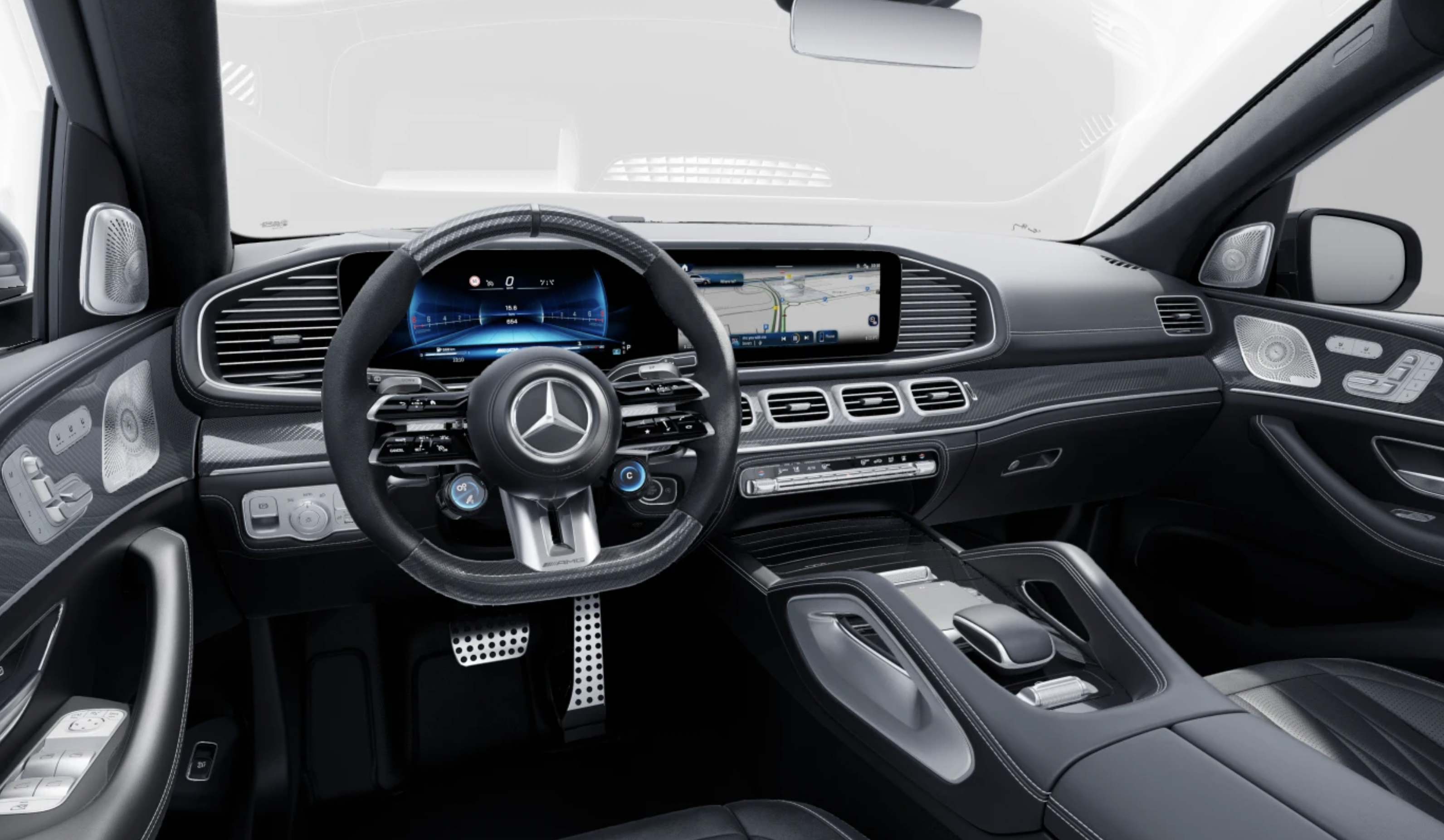 Mercedes GLS 63 AMG | nový facelift | nové auto ve výrobě | sportovně luxusní SUV | motor V8 biturbo 634 koní | bílá s černou kůží | maximální výbava | nové české auto ve výrobě | objednání online | auto eshop | virtuální autosalon | AUTOiBUY.com